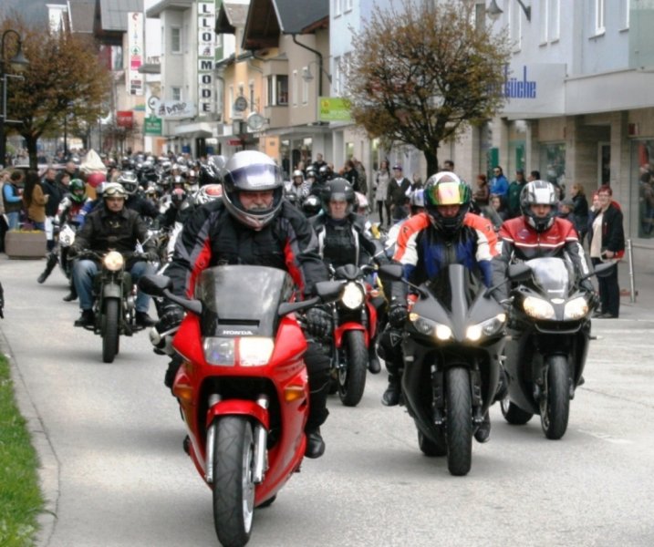 Motorradweihe in Wörgl