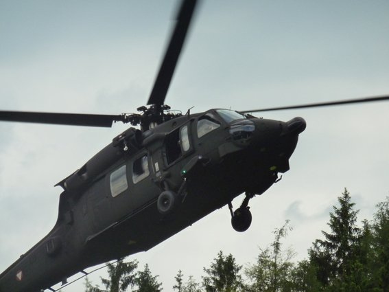Der Black Hawk war im Einsatz. (Foto: Duftner)