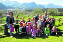 Die Kinder der Fischegruppe des Kindergarten Kramsach.