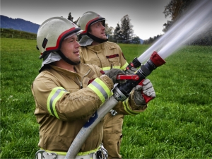 Schlussübung der Feuerwehr Breitenbach