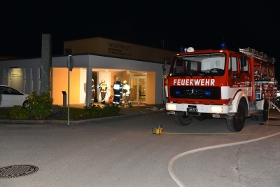 Die Feuerwehr Kramsach übte kürzlich für einen Zwischenfall im Krematorium