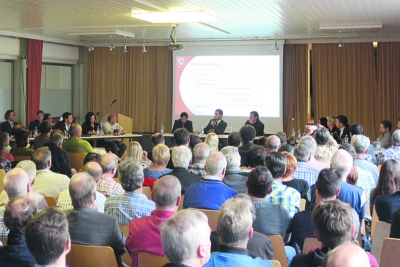 Die Gemeinderatssitzung in Fügen war sehr gut besucht.