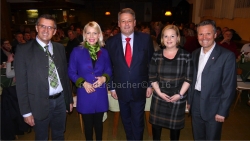 LA Bgm Ing. Alois Margreiter, LA Barbara Schwaighofer, BM Ing. Andrä Rupprechter, Mag. Barbara Trapl (Bez-Leiterin der ÖVP-Frauen), BH Dr. Christoph Platzgummer