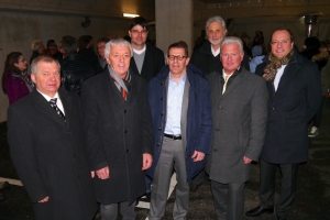 Bgm Franz Wurzenrainer (Rattenberg), Bgm Prof Mag. Josef Auer (Radfeld), Bmstr. Ing. Christian Hillebrand, EBG-Geschäftsleitung Bmstr. Manfred Pagler, Bmstr. Ing. Walter Hillebrand, Kulturausschuss-Obm Friedrich Fischler, Mag. Ing. Thomas Bodner