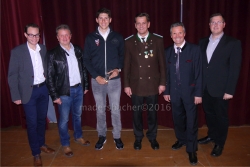 Vize-Bgm Ing. Thomas Mai, Bgm Werner Entner, Patrick Gamper (Österr. Meister Einzelzeitfahren U23), Georg Kostenzer (1. ÖM Luftgewehr Senioren I Mannschaft), BH Dr. Christoph Platzgummer, Sportausschuss-Obm GR Stefan Waldau