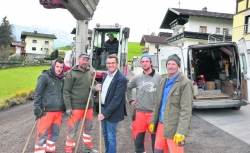 Etwa 250.000,- EURO jährlich investiert die Gemeinde Breitenbach in den Erhalt der Gemeinde-Straßen. Als Landtags-Abgeordneter fordert Bgm. Ing. Alois Margreiter für den Straßen-Erhalt &quot;mehr Landesgeld für Gemeinden&quot;.