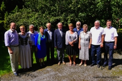 BH DR. Christian Bidner, Margaretha und Mathias Edenstrasser, Heriberta und Rudolf Spitzl, Walter Doblander (Gattin Maria war krankheitshalber nicht anwesend), Gertrude und Edmund Hörmann, Eva mit Wilhelm Drexler, Bgm Anton Hoflacher