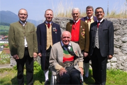 BH-Stv Dr. Herbert Haberl, Bez-Kpm Gerhard Guggenbichler (Silbernes Verdienstkreuz), Sepp Margreiter (Silbernes Verdienstkreuz), Rudi Enthofer (Goldenes Verdienstzeichen), Bez-Obm Otto Hauser (Silbernes Verdienstkreuz), LA Bgm Ing. Alois Margreiter