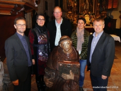 Chorleiter Ewald Brandstätter, Vereinsmitglieder vom Verein St. Leonhard Silvana Haidacher, Obmann Hannes Unterrainer, Marlene und Michael Dessl