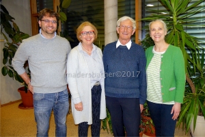 GR Helmut Gössinger, Maria Pesta (Kulturausschuss), Dr. Werner Schwarz, Lea Ventura (Kulturausschuss)
