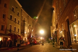 10 Feuerwehren bei der Herbstabschlussübung in Rattenberg