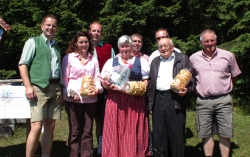 LH-Stv Mag. Ingrid Felipe zu Besuch in der Gemeinde Brandenberg zum Sommergespräch