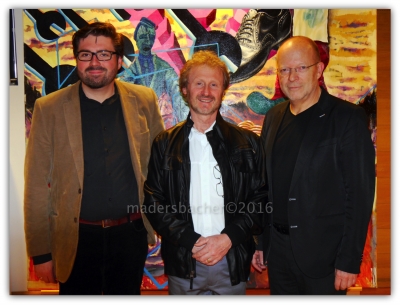 Die ausstellenden Künstler: Robert Freund, Rudi Gritsch, Helmut Nindl