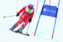 Jasmin Kreuzer wurde beim Riesentorlauf Vierte und konnte im Slalom die Silber-Medaille gewinnen!