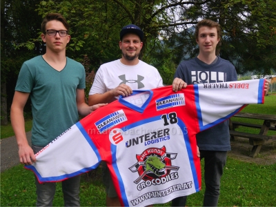 Drei Spitzenstürmer aus Kramsach: Sven Zangerl (16), Mathias Haas (22), Sebastian Schild (16)