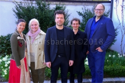 Chorleiter Paul Lorenz (3.v.l) mit seinen Solisten Birgit Lorenz, Brigitte Karg, Philipp Meraner, Rudolf Sandbichler