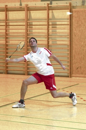 Der Tiroler Badminton-Serienmeister Alexander Moser gewann auch heuer.     