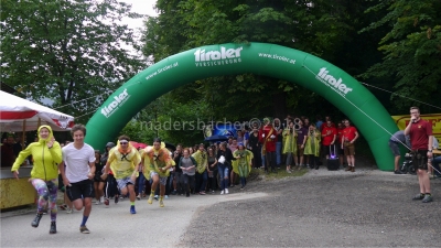 Massenstart für über 240 Teilnehmer beim Mariataler BIERathlon