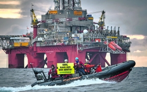 Greenpeace fordert, dass die OMV ihre Tätigkeiten im Bereich der Arktis einstellt.