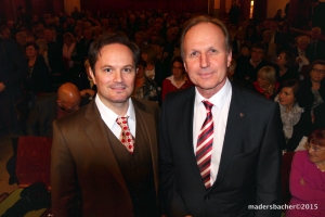 Tenor Andreas Winkler und Präsident Martin Sigl (Rotary Club Rattenberg)