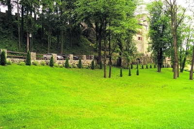 Die BH will hier mehr Bäume sehen, der Gemeinde und dem Grundeigentümer gefällt aber der derzeitige Zustand der Wiese unterhalb von Schloss Matzen.