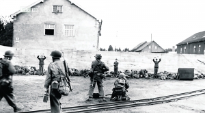 Hier werden deutsche Soldaten nach ihrer Gefangennahme von US-Truppen hingerichtet.